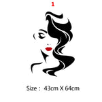 Beauty Salon Art Vinyl Wall Sticker