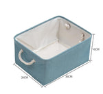 Cotton Folding Storage Baskets