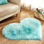 Heart Shape Fluffy Rugs