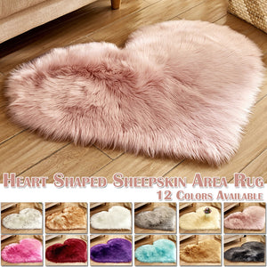 Heart Shape Fluffy Rugs