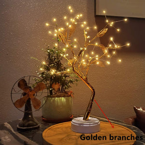 Mini Christmas Tree Table Lamp