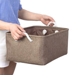 Cotton Folding Storage Baskets