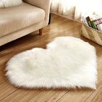 Heart Shape Fluffy Rugs