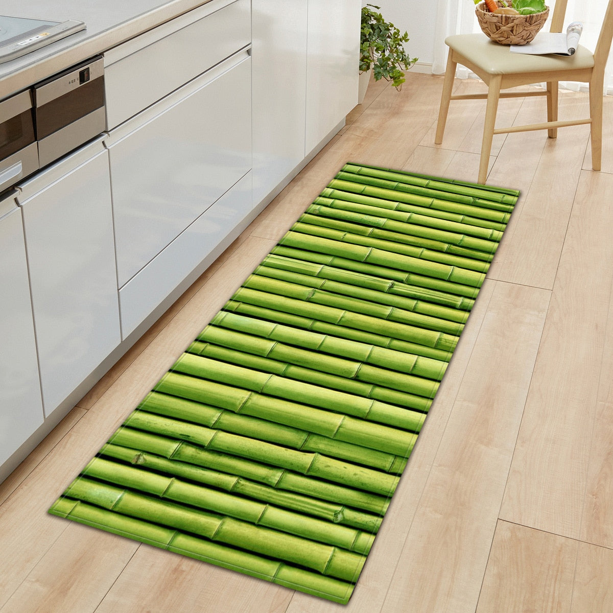 Grass Bamboo Print Floor Mat