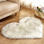 Heart Shape Fluffy Rugs