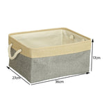 Cotton Folding Storage Baskets