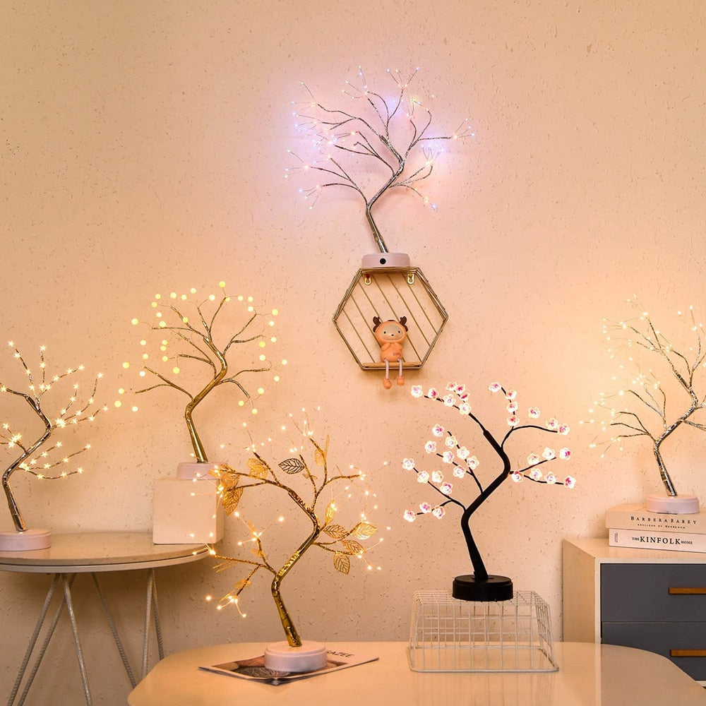 Mini Christmas Tree Table Lamp