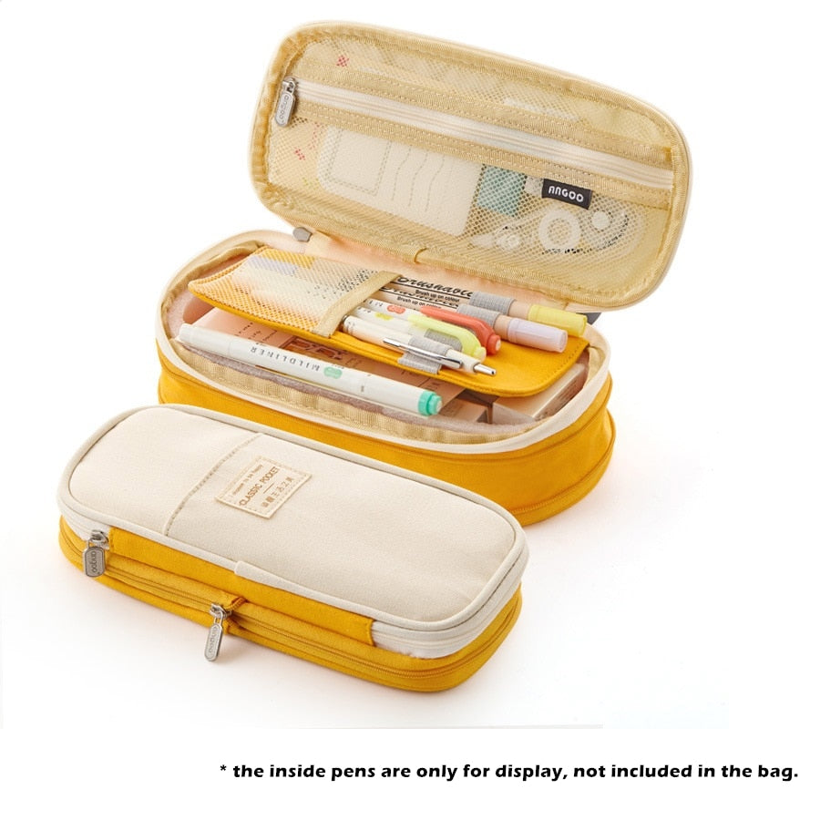 Fold Canvas Stationery Storage Bag