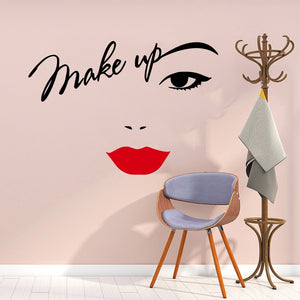 Beauty Salon Art Vinyl Wall Sticker