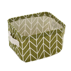 Linen Desktop Storage Basket