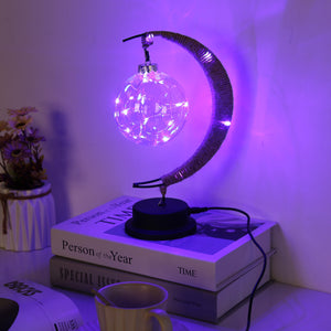 LED Moon Speak Takraw Lamp