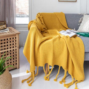 Luxury Hand Knitted Blanket