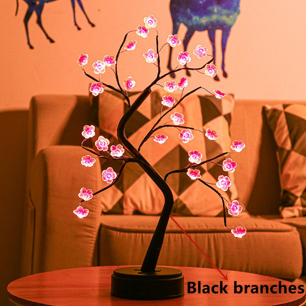 Mini Christmas Tree Table Lamp