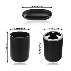 Plastic Bathroom Accessories Set