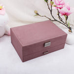 Korean Velvet Dark Green Jewelry Box