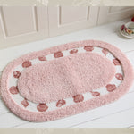 Oval Shape Bathroom Carpet