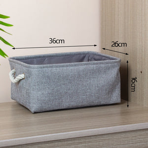 Cotton Folding Storage Baskets