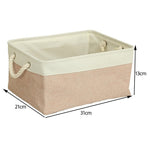 Cotton Folding Storage Baskets