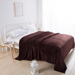 Dark Brown velvet Blanket