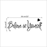 Inspiring Letters Wall Stickers