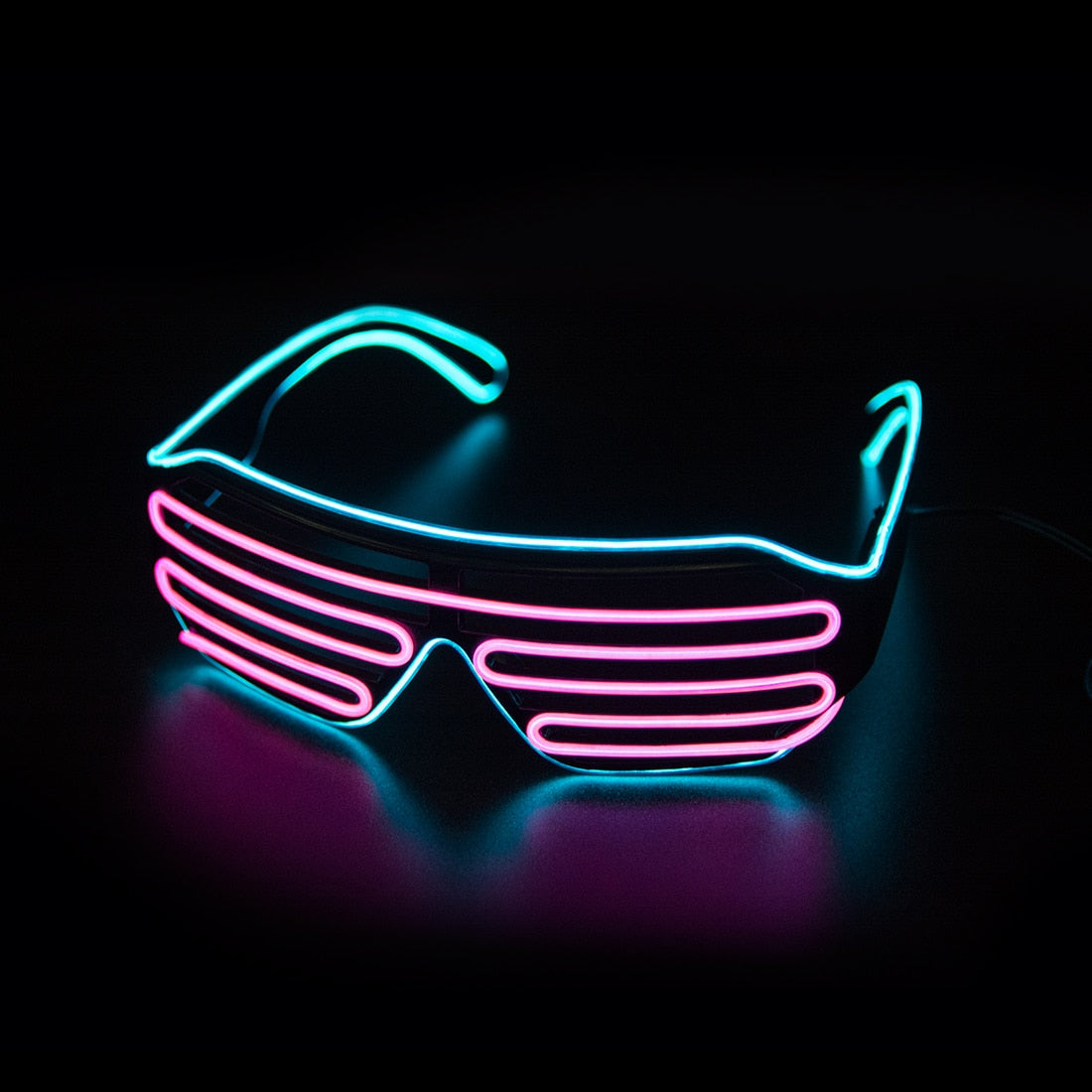 Glowing Glasses Neon Light