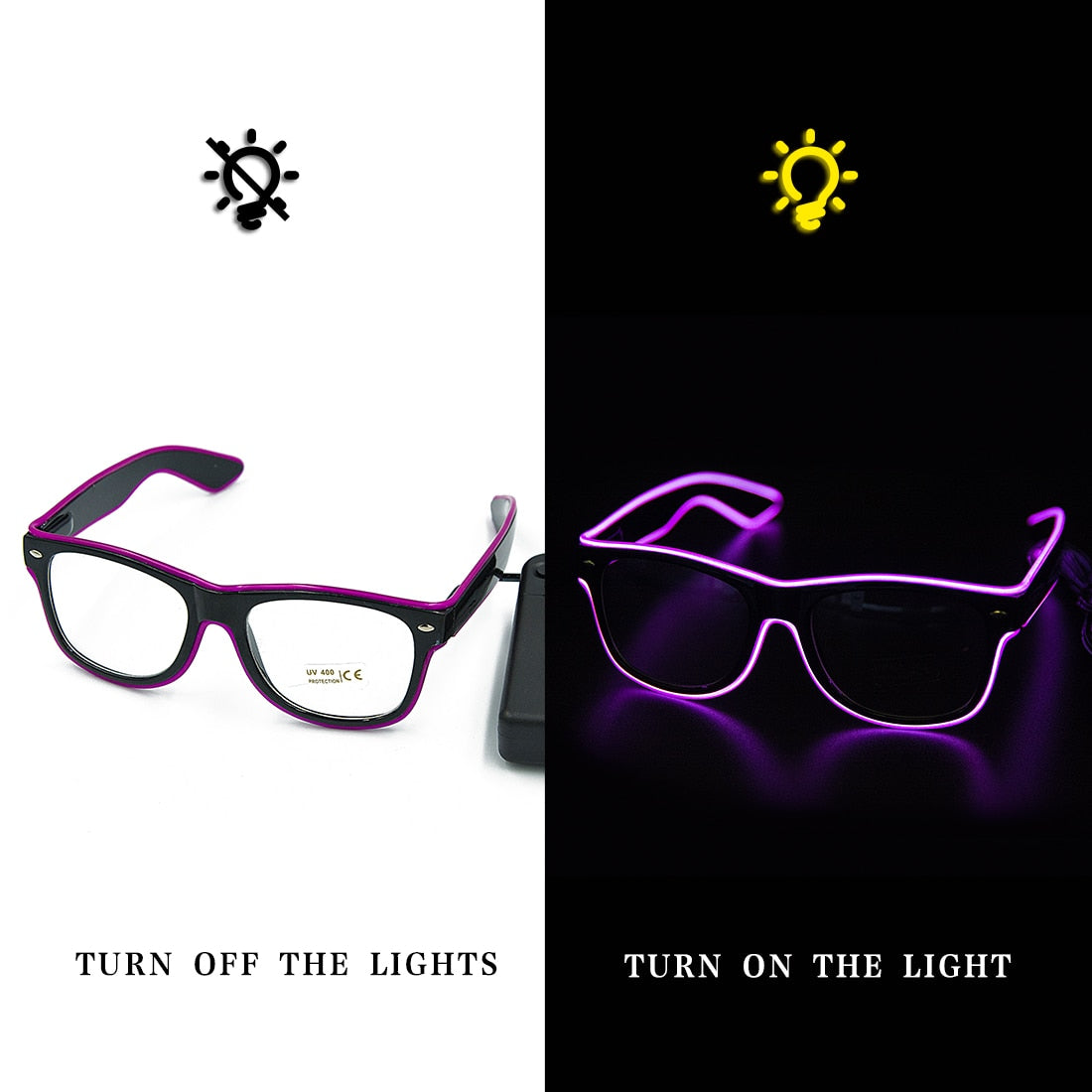 Led Glasses Neon Ligh