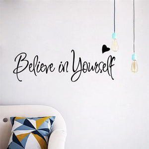 Inspiring Letters Wall Stickers