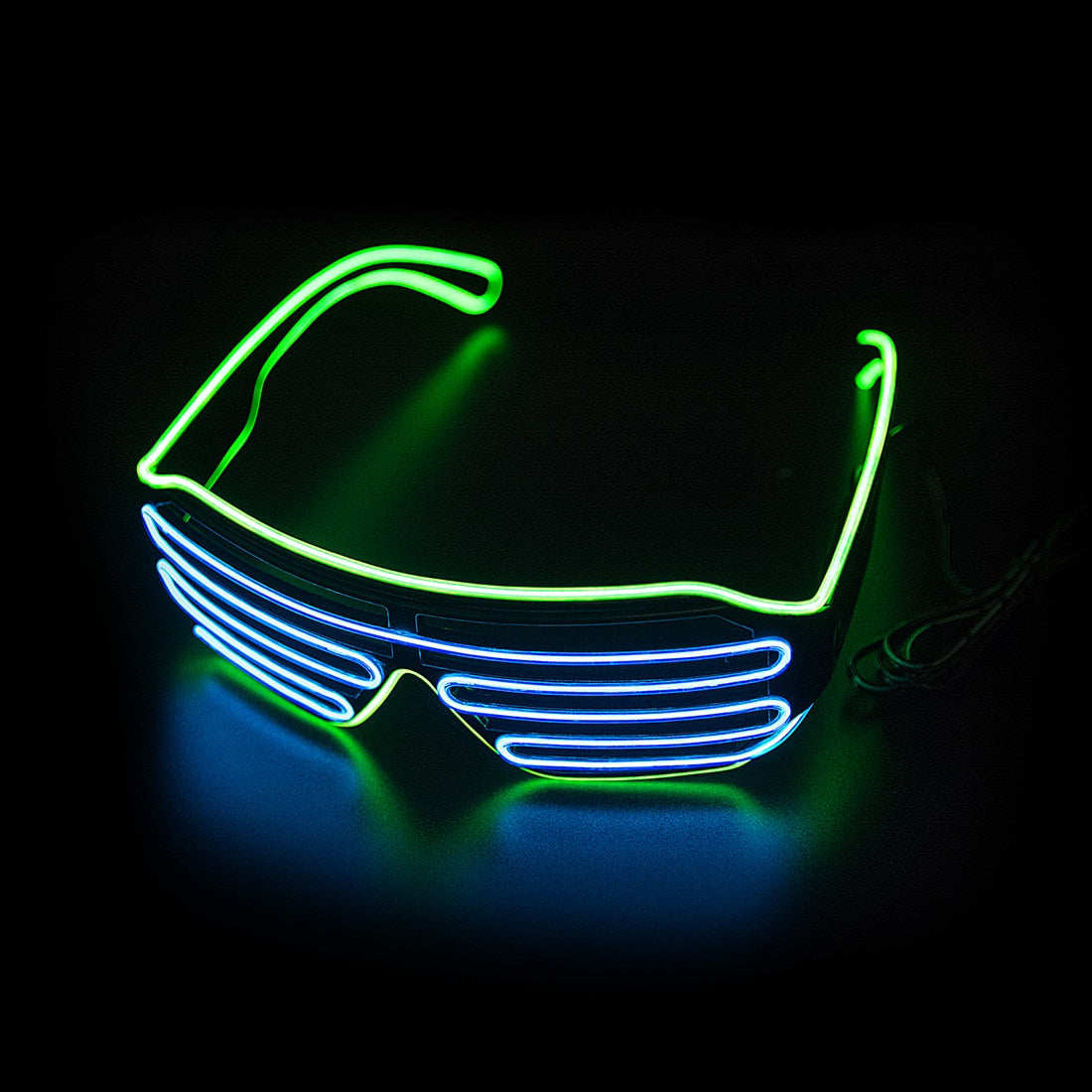 Glowing Glasses Neon Light