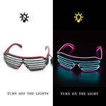 Glowing Glasses Neon Light