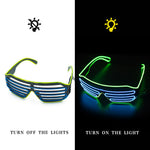 Glowing Glasses Neon Light