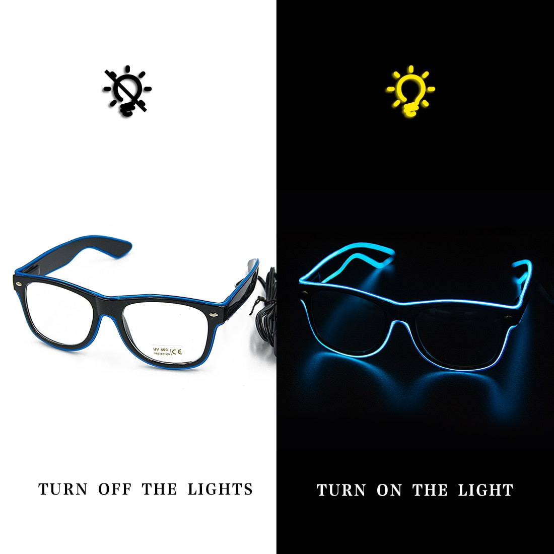 Led Glasses Neon Ligh