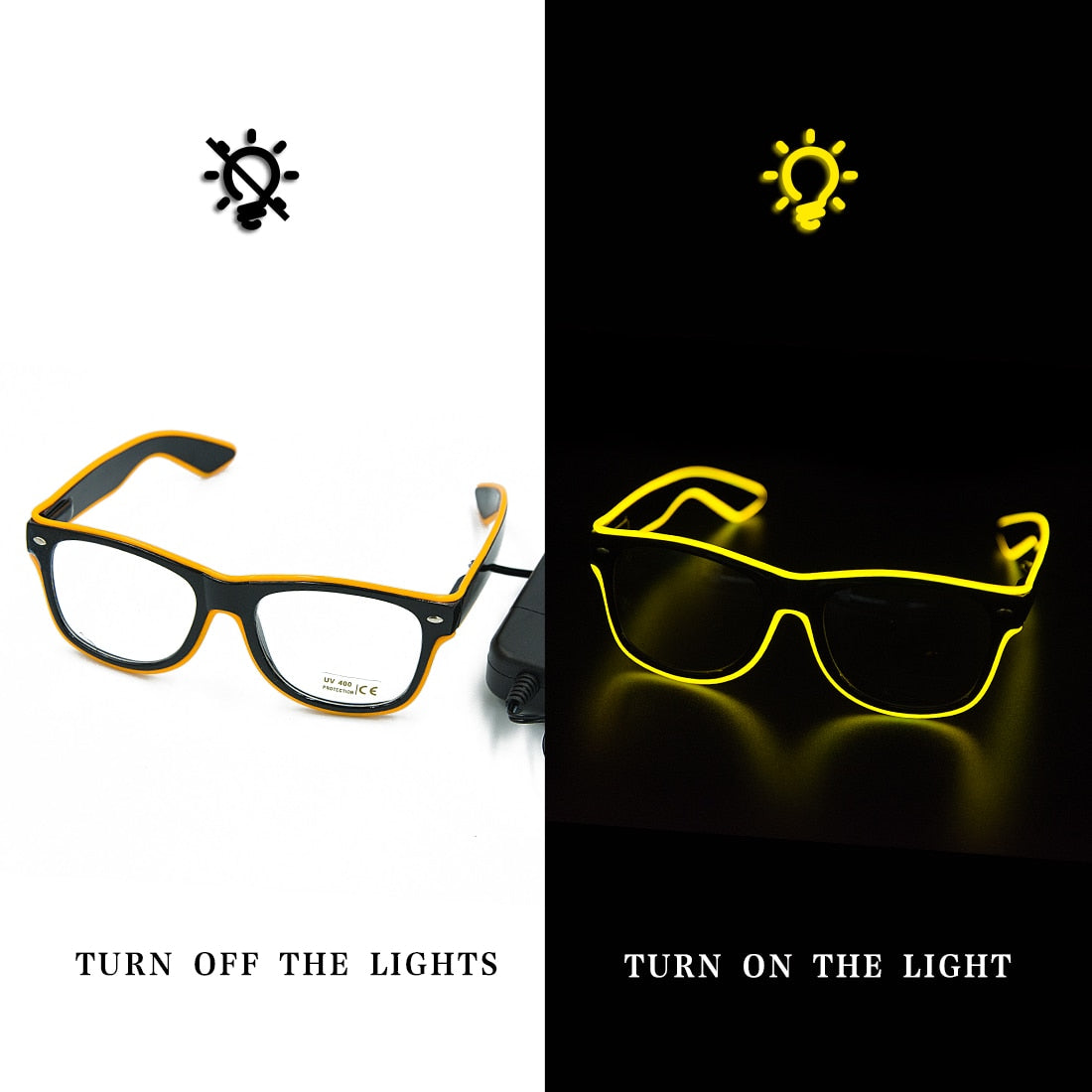 Led Glasses Neon Ligh