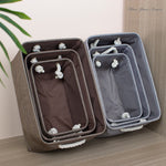 Cotton Folding Storage Baskets