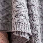 Blending Knitted Throw Blanket