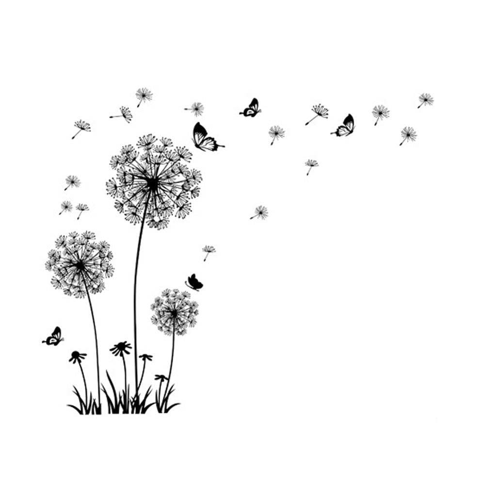 Dandelion Butterflies Wall Stickers