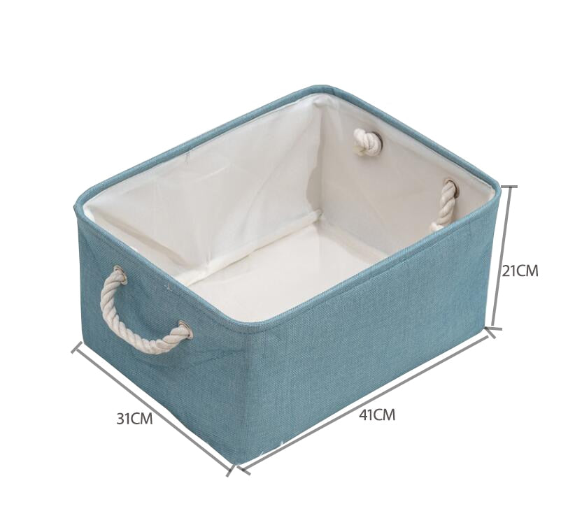 Cotton Folding Storage Baskets