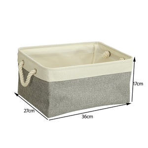 Cotton Folding Storage Baskets