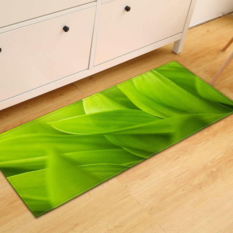 Grass Bamboo Print Floor Mat