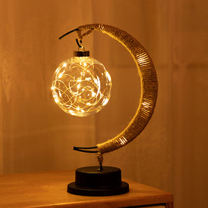 LED Moon Speak Takraw Lamp