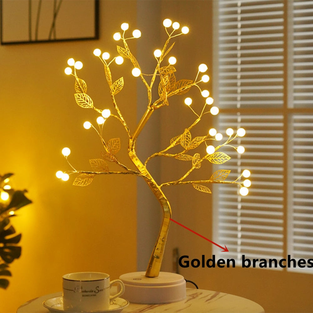 Mini Christmas Tree Table Lamp