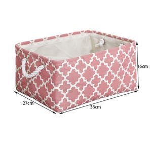 Cotton Folding Storage Baskets