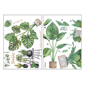 Tropical Leaves Wall Sticker