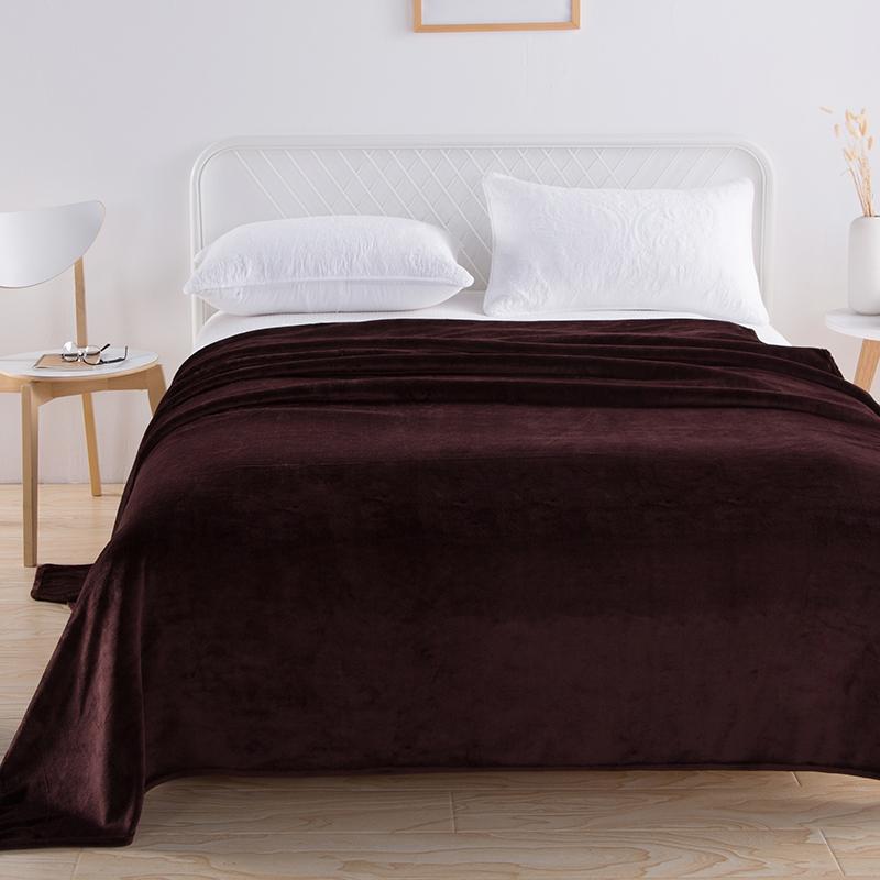 Dark Brown velvet Blanket