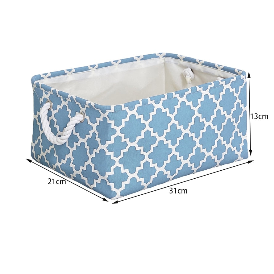 Cotton Folding Storage Baskets