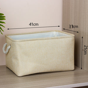 Cotton Folding Storage Baskets