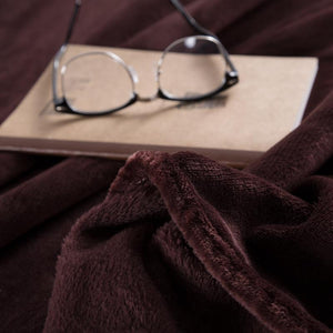 Dark Brown velvet Blanket