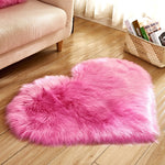 Heart Shape Fluffy Rugs