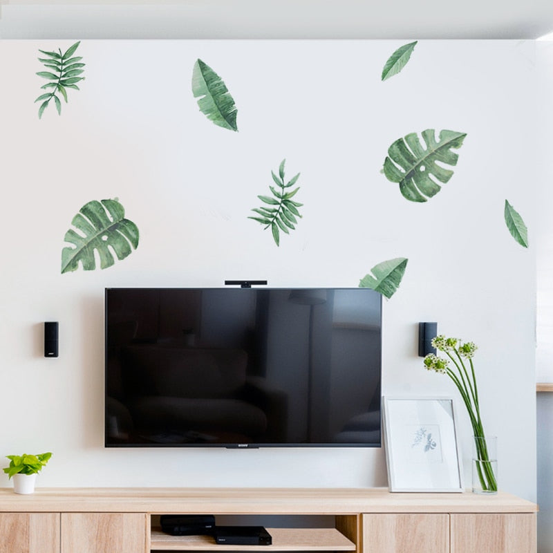 Tropical Leaves Wall Sticker