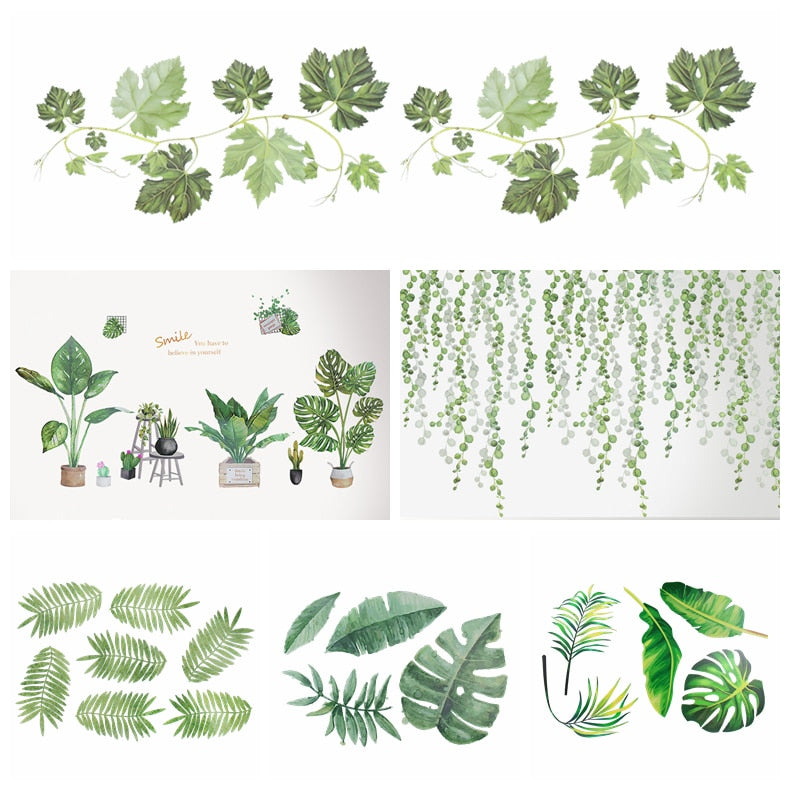 Tropical Leaves Wall Sticker