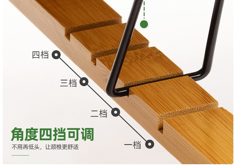 Bed folding notebook writing wooden table